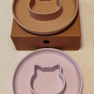 silikoninės lėkštutės"katinas" 2vnt