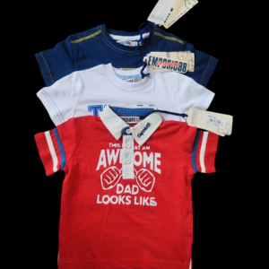 vaikiški marškinėliai berniukui "3vnt rinkinys" 18 mėn