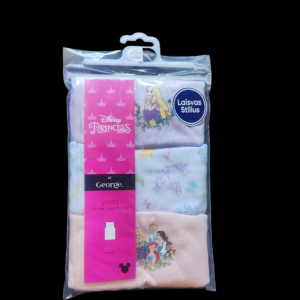 Marškinėliai mergaitėms"Disney Princess" (3vnt) 116-122cm