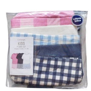 george vaikiška pižama"languota" (3vnt) 122 128cm